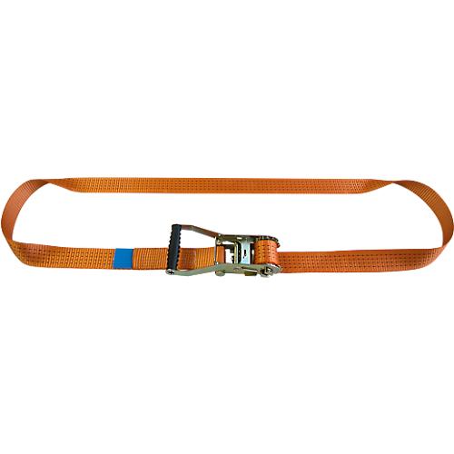 Ratschenzurrgurt, 25 mm Bandbreite, einteilig, 4 m