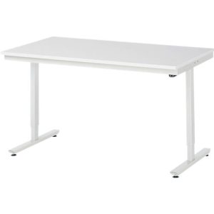 Rau Arbeitstisch Adlatus, elektrisch höhenverstellbar, 22 mm Spanplatte mit Melaminbelag, bis 150 kg, B 1500 x T 800 x H 720-1120 mm, lichtgrau Rau Arbeitstisch Adlatus, elektrisch höhenverstellbar, 22 mm Spanplatte mit Melaminbelag, bis 150 kg, B 1500 x T 800 x H 720-1120 mm, lichtgrau