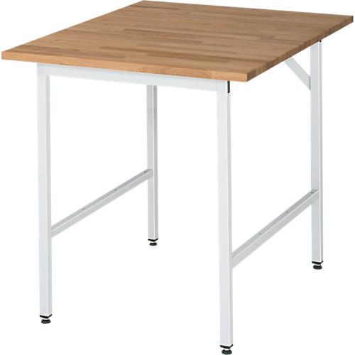 RAU Arbeitstisch, Buche-Platte, 750 x 800 x 800-850 mm