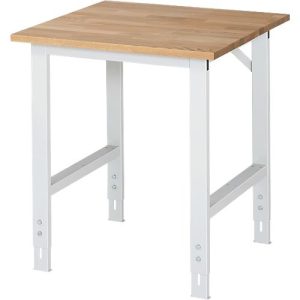 RAU Arbeitstisch, Buche-Platte, B 750 x T 800 x H 760-1080 mm RAU Arbeitstisch, Buche-Platte, B 750 x T 800 x H 760-1080 mm