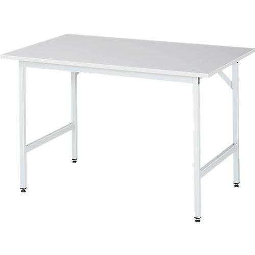 RAU Arbeitstisch, Melamin-Platte, 1250 x 800 x 800-850 mm