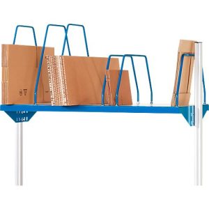 Rau Kartonagenmagazin für höhenverstellbare Arbeitsplatzsysteme Serie E, 4 Steckbügel, B 1200 x T 600 x H 600 mm, lichtgrau, bis 30 kg Rau Kartonagenmagazin für höhenverstellbare Arbeitsplatzsysteme Serie E, 4 Steckbügel, B 1200 x T 600 x H 600 mm, lichtgrau, bis 30 kg