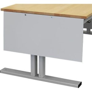 Rau Scherblende für höhenverstellbare Arbeitstische Adlatus 150, für ≤25mm Abstand, links/rechts montierbar, für 800 mm Tiefe