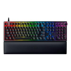 Razer Huntsman V2 – Tastatur – Hintergrundbeleuchtung – USB – Deutsch – Tastenschalter: Razer Clicky Optical Purple Razer Huntsman V2 – Tastatur – Hintergrundbeleuchtung – USB – Deutsch – Tastenschalter: Razer Clicky Optical Purple