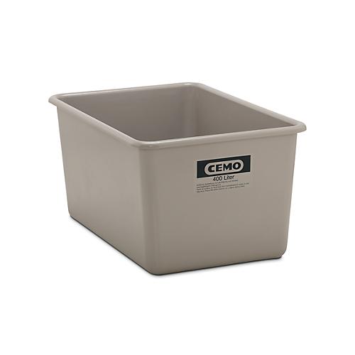 Rechteckbehälter Standard, GFK, 400 l, grau