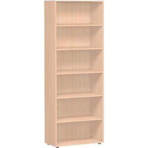 Regal ALICANTE, 6 Ordnerhöhen, 5 Böden, B 800 x T 400 x H 2160 mm, Buche Regal ALICANTE, 6 Ordnerhöhen, 5 Böden, B 800 x T 400 x H 2160 mm, Buche