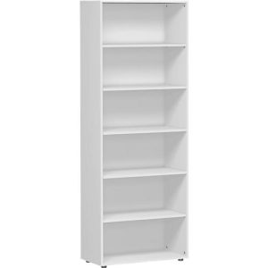Regal ALICANTE, 6 Ordnerhöhen, 5 Böden, B 800 x T 400 x H 2160 mm, lichtgrau Regal ALICANTE, 6 Ordnerhöhen, 5 Böden, B 800 x T 400 x H 2160 mm, lichtgrau