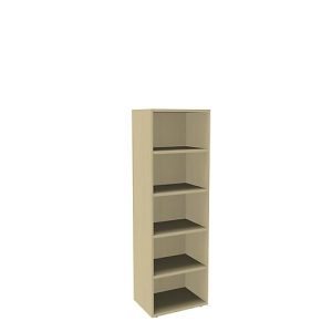 Regal, einteilig, B 600 mm, 5 OH, Ahorn-Dekor Regal, einteilig, B 600 mm, 5 OH, Ahorn-Dekor