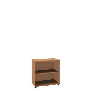 Regal, einteilig, B 800 mm, 2 OH, Buche-Dekor Regal, einteilig, B 800 mm, 2 OH, Buche-Dekor