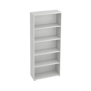 Regal für Anbauwand TARA, 5 Ordnerhöhen, stapelbar, B 800 x T 330 x H 1880 mm, lichtgrau Regal für Anbauwand TARA, 5 Ordnerhöhen, stapelbar, B 800 x T 330 x H 1880 mm, lichtgrau