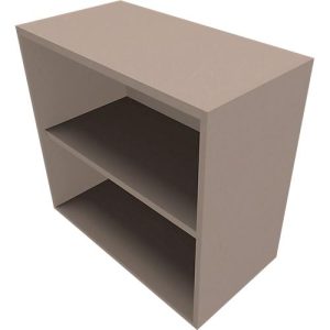 Regal SOLUS PLAY, 2 Ordnerhöhen, B 800 x T 420 x H 748 mm, Stone grey