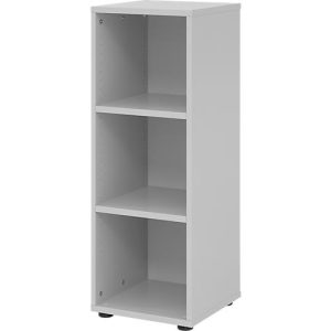Regale Breno, 3 OH, 28 kg je Boden, B 400 x T 400 x H 1100 mm, Spanplatte, lichtgrau Regale Breno, 3 OH, 28 kg je Boden, B 400 x T 400 x H 1100 mm, Spanplatte, lichtgrau