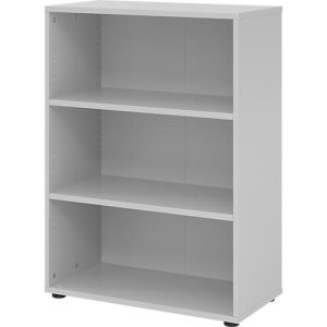 Regale Breno, 3 OH, 28 kg je Boden, B 800 x T 400 x H 1100 mm, Spanplatte, lichtgrau Regale Breno, 3 OH, 28 kg je Boden, B 800 x T 400 x H 1100 mm, Spanplatte, lichtgrau