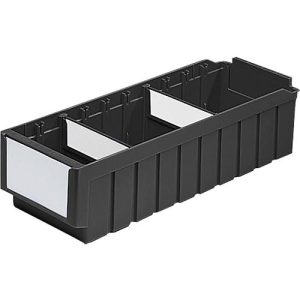 Regalkasten SSI Schäfer Serie RK 521, PP, ESD-leitfähig, L 508 mm, inkl. 2 Trennwände Regalkasten SSI Schäfer Serie RK 521, PP, ESD-leitfähig, L 508 mm, inkl. 2 Trennwände