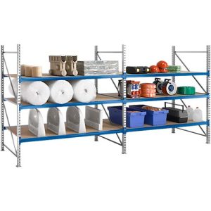 Regalsystem WR 600, Anbaufeld, Traverse verzinkt, mit 4 Ebenen, 3000 x 2200 x 1050 mm Regalsystem WR 600, Anbaufeld, Traverse verzinkt, mit 4 Ebenen, 3000 x 2200 x 1050 mm