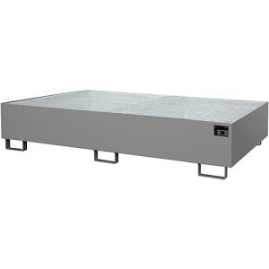 Regalwanne Typ RW/GR 2700-2, mit Gitterrost, grau RAL7005 Regalwanne Typ RW/GR 2700-2, mit Gitterrost, grau RAL7005