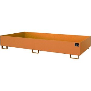 Regalwanne Typ RW/RW 2700-2, ohne Gitterrost, orange RAL2000 Regalwanne Typ RW/RW 2700-2, ohne Gitterrost, orange RAL2000