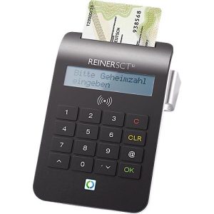 REINERSCT Chipkartenleser cyberjack RFID komfort, PIN-Eingabe, Multi-Applikationen REINERSCT Chipkartenleser cyberjack RFID komfort, PIN-Eingabe, Multi-Applikationen