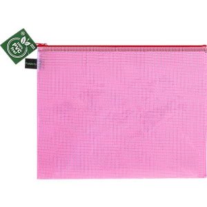 Reißverschlussbeutel FolderSys, A4, Stärke 0,20 mm, B 357 x H 272 mm, PVC-freie Folie, rot-transparent Reißverschlussbeutel FolderSys, A4, Stärke 0,20 mm, B 357 x H 272 mm, PVC-freie Folie, rot-transparent