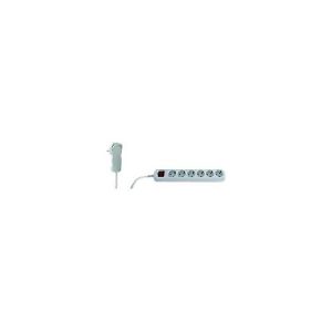 REV – Steckdosenleiste – Wechselstrom 230 V – 3500 Watt – Ausgangsanschlüsse: 6 (Stromversorgung) – 2 m Schnur REV – Steckdosenleiste – Wechselstrom 230 V – 3500 Watt – Ausgangsanschlüsse: 6 (Stromversorgung) – 2 m Schnur