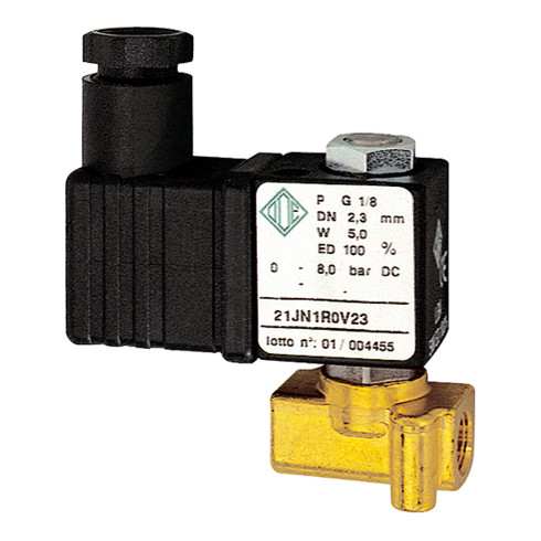 Riegler 2/2-MV,MS,NC,direktg.,230V,50Hz,10VA,FPM,G1/8,PN0-18bar