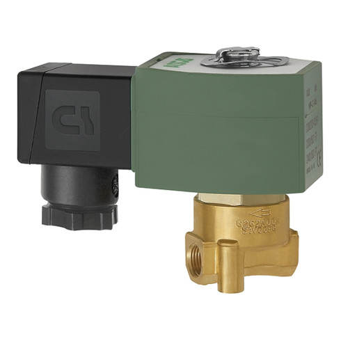 Riegler 2/2-Wege-MV., MS, NC, direktg., 24 V DC, NBR, G 1/4, PN 0-8 bar