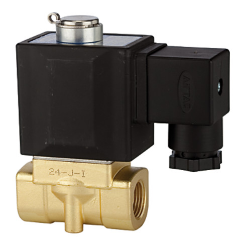 Riegler 2/2-Wege-MV., MS, NO, direktg., 24 V DC, G 1/2, PN 0-7 bar