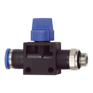 Riegler 3/2-Wegeventil »Blaue Serie«, Steckanschluss, G 1/4 außen Ø 8mm Riegler 3/2-Wegeventil »Blaue Serie«, Steckanschluss, G 1/4 außen Ø 8mm
