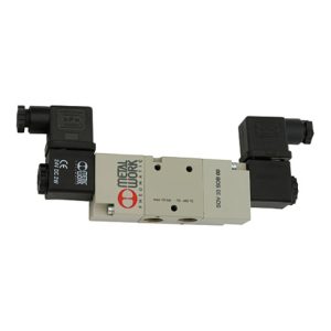 Riegler 3/2-Wegeventil, elektropneumat., bistabil, G 3/8, 24 V DC Riegler 3/2-Wegeventil, elektropneumat., bistabil, G 3/8, 24 V DC