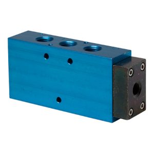 Riegler 5/2-Wegeventil, einseitig pneumatisch, monostabil, G 1/4, DN 7,5
