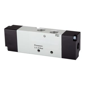 Riegler 5/3-Wegeventil, pneumatisch, »4A«, Mitte entlüftet, G 1/2 Riegler 5/3-Wegeventil, pneumatisch, »4A«, Mitte entlüftet, G 1/2