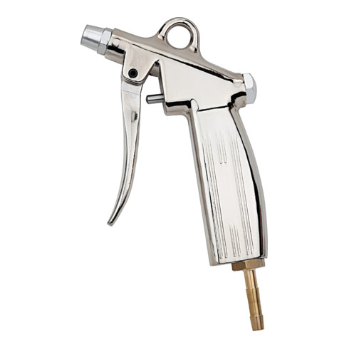 Riegler Blaspistole, Dämpferdüse, Alu-Druckguss vernickelt, Tülle LW 13