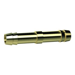 Riegler Doppelschlauchtülle, für Schlauch LW 6 mm, Messing, L=55mm Riegler Doppelschlauchtülle, für Schlauch LW 6 mm, Messing, L=55mm
