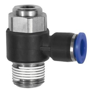 Riegler Drosselrückschlagventil »Blaue Serie«, Abluftdros., R 1/2 a. Ø8mm Riegler Drosselrückschlagventil »Blaue Serie«, Abluftdros., R 1/2 a. Ø8mm