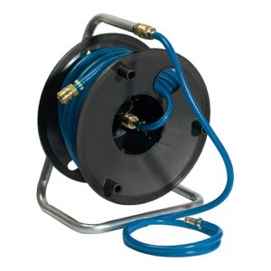 Riegler Druckluft-Schlauchtrommel, 20 m PVC-Schl. Ã¸ 15×9, Kupplung NW 7,2
