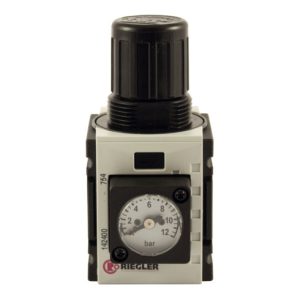 Riegler Druckregler »FUTURA-mini«, Kompaktmano., BG 0, G 1/4, 0,5-10 bar Riegler Druckregler »FUTURA-mini«, Kompaktmano., BG 0, G 1/4, 0,5-10 bar