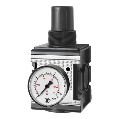 Riegler Druckregler »multifix«, inkl. Manometer, BG 4, G 1, 0,2 - 6 bar