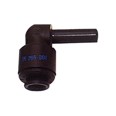 Riegler Einsteck-Winkelverbinder POM, Stutzen 15 mm, Schlauch-Außen-Ø 15