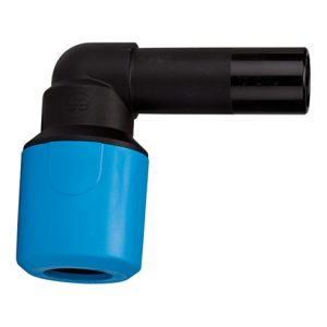 Riegler Einsteck-Winkelverbinder PP, Stutzen 32 mm, Schlauch-Außen-Ã˜ 32