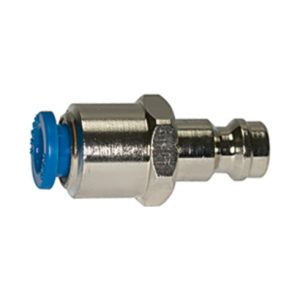Riegler Einstecknippel push-in 6 mm, für Kupplungen NW 5, Messing vern.