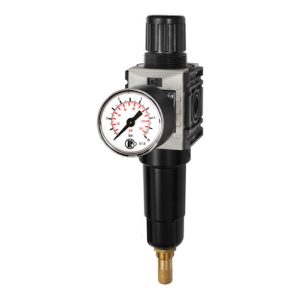 Riegler Filterregler »FUTURA-mini« Metallbeh. Std.mano, VA, G 1/4, 0,5-10 Riegler Filterregler »FUTURA-mini« Metallbeh. Std.mano, VA, G 1/4, 0,5-10