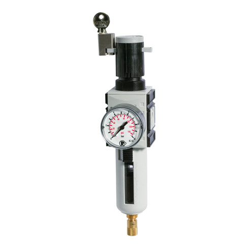 Riegler Filterregler »FUTURA«, PC, SK, Mano, BG 4, G 1, 0,5-16 bar, VA