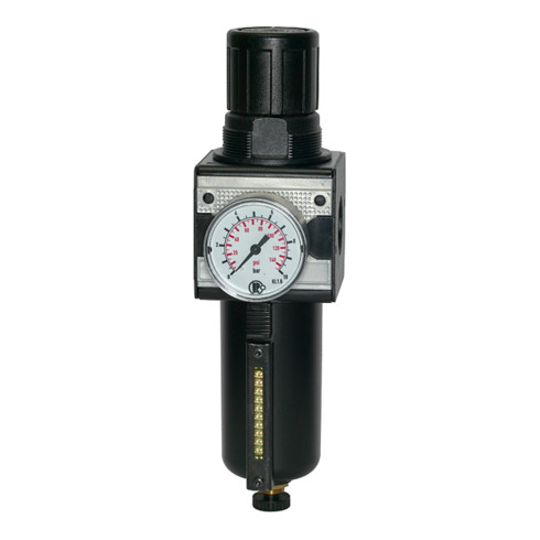 Riegler Filterregler »multifix«, Metallbehälter u. Sichtrohr, BG 1, G 1/4
