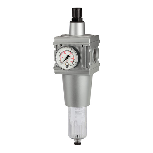 Riegler Filterregler »multifix«, PC-Behälter, BG 5, G 1, 0,5 - 10 bar, HA