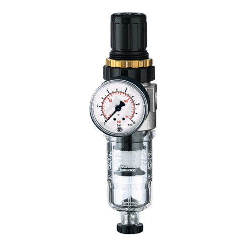 Riegler Filterregler »Standard-mini«, mit PC-Behälter inkl. Mano., G 1/8