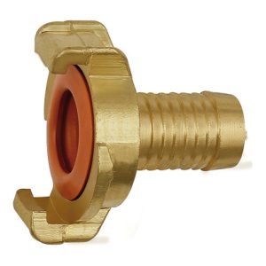 Riegler GEKA-Schlauchstück, starr, für Trinkwasser, Messing blank, LW 19