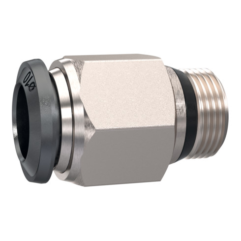 Riegler Ger. Steckverschraubung »universal short« 1/4, Schl.6, kon.dicht.