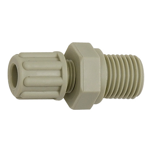 Riegler Gerade Einschraubverschraubung G 1/2 a., für Schlauch 9/12 mm, PP