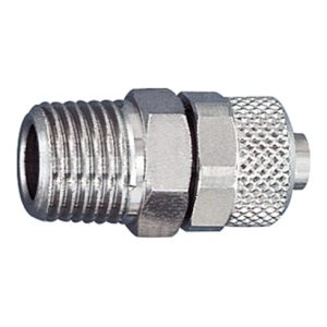 Riegler Gerade Einschraubverschraubung, R 3/8 a., für Schlauch 8/6 Riegler Gerade Einschraubverschraubung, R 3/8 a., für Schlauch 8/6