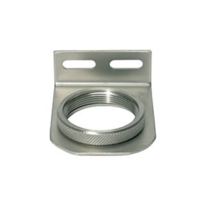 Riegler Haltewinkel aus Edelstahl 1.4401 mit Mutter M45x1,5 Riegler Haltewinkel aus Edelstahl 1.4401 mit Mutter M45x1,5